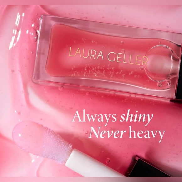 Laura Geller Fine Shine Glossy Lip Oil in Sweet Pink - Picture 5 of 11